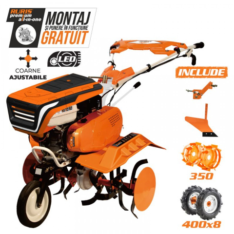 Agricultura - Motosapa Ruris 7500ACC4, 7 CP, benzina, 2+1 viteze + accesorii
