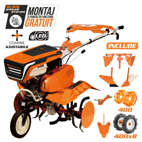 Agricultura - Motosapa Ruris 7500ACC5, 7 CP, benzina, 2+1 viteze + accesorii