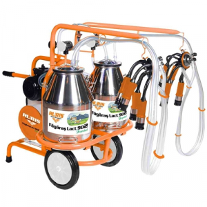 Aparate de muls vaci - Mulgatoare de vaci Ruris FAGARAS LACT 902, 2 posturi, 2 bidoane inox 30 litri