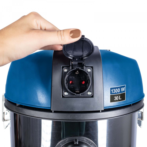 Aspirator uscat-umed Scheppach NTS 30 Premium, 1300 W, 200 mbar, 30 L, priza si pornire automata [1]