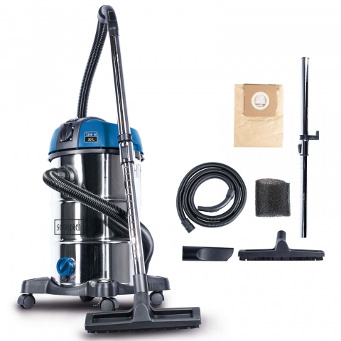 Casă și Grădină - Aspirator uscat-umed Scheppach NTS 30 Premium, 1300 W, 200 mbar, 30 L, priza si pornire automata