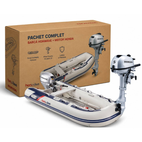 Auto, Moto & Marine - Pachet Barca Honda Honwave T30 AE3 + Motor BF5DH SHU