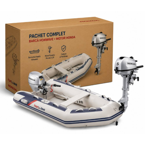 Auto, Moto & Marine - Pachet Barca Honda Honwave T32 IE3 + Motor BF5DH SHU