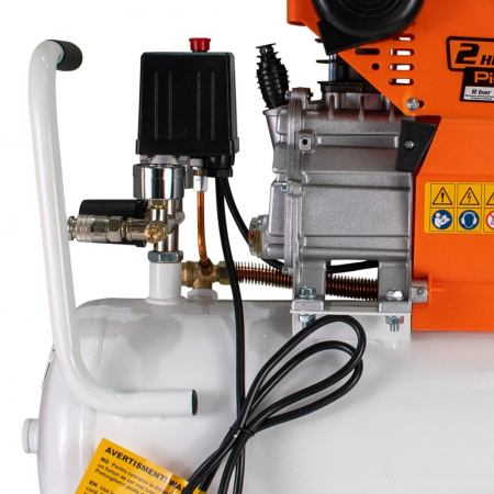 Compresor de aer cu piston Ruris AirPower 2400 Plus, 24 L, 8 bar, 180 L/min, 2 CP, monofazat + Kit accesorii [7]