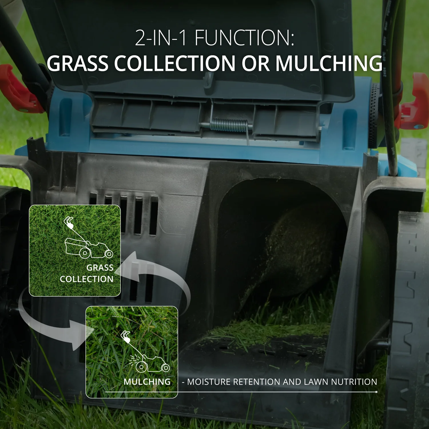 Pachet - Masina tuns gazon Konner & Sohnen KS 43LM-40V + Trimmer tuns iarba KS BCT-40V + CADOU 2 acumulatori 20V, 4Ah [4]