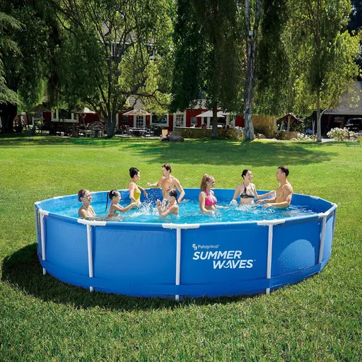 Piscina rotunda cu cadru metalic Mega Summer Waves, 457 x 122 cm [1]