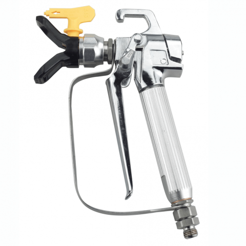 Accesorii sisteme pompare - Pistol airless Bisonte PAZ, cu filtru interior maner 100 galben