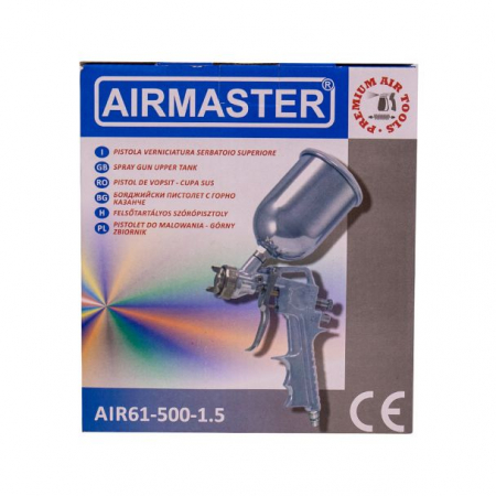Pistol de vopsit pneumatic Airmaster, rezervor sus, 0.5 kg [3]