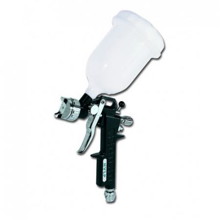 Pistoale aer comprimat - Pistol de vopsit pneumatic GAV RECORD HVLP, rezervor sus, 0.6 kg