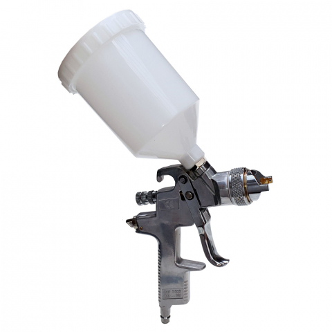 Pistoale aer comprimat - Pistol de vopsit pneumatic Stager AB17, rezervor sus, 0.6 L