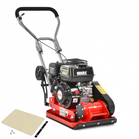 Construcții - Placa compactoare unidirectionala HECHT 1111, Loncin, 6.5 CP, benzina, 11 kN, 63 kg