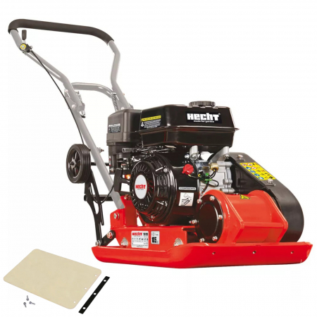 Placi compactoare unidirectionale - Placa compactoare unidirectionala HECHT 1114, Loncin, 6.5 CP, benzina, 20 kN, 92 kg