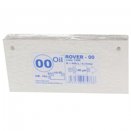 Vinificatie & Distilare - Placi filtrante 20x10 cm ROVER 00 Oil, degrosare ulei, set 10 buc