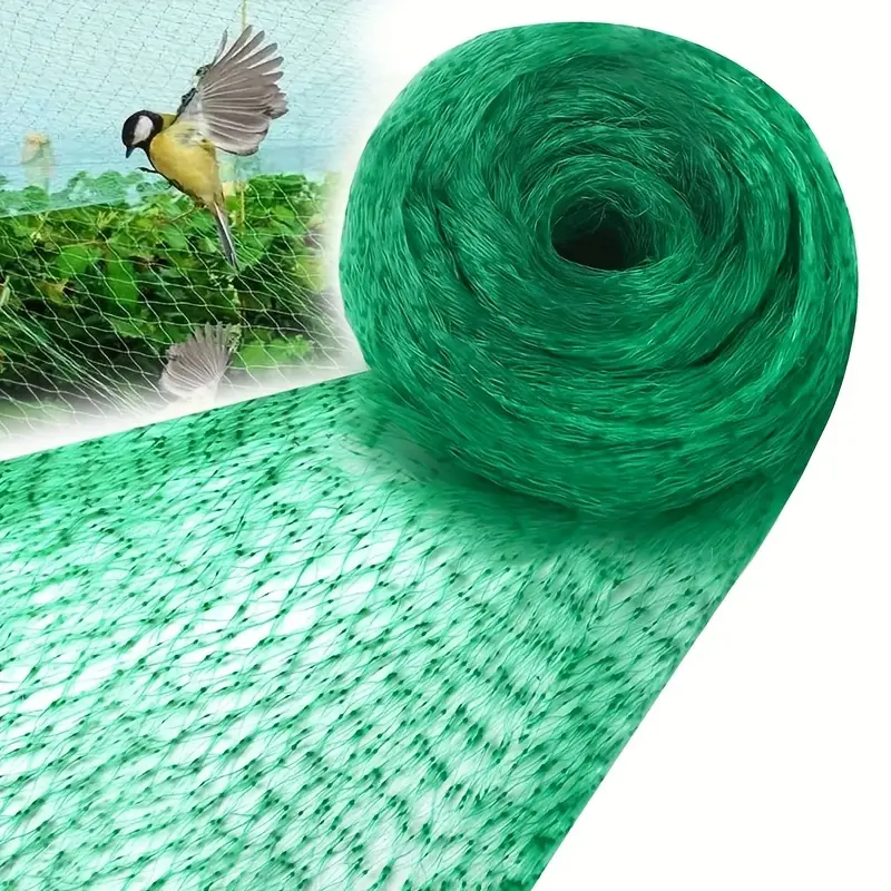 Plasa antipasari RURIS 724, polietilena, protectie UV, verde, 4 x 6 m