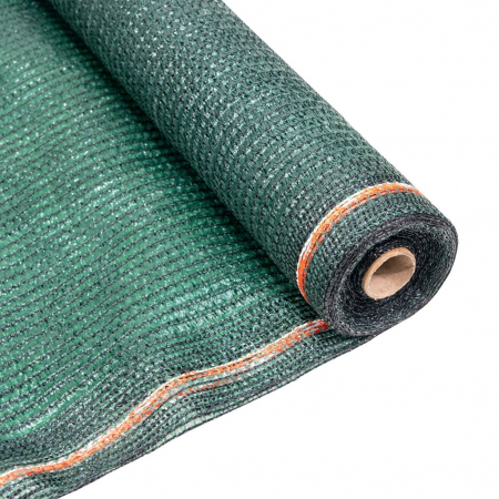 Plasa umbrire RURIS 80017, HDPE, protectie UV, verde, grad umbrire 80%, 1.7 x 10 m