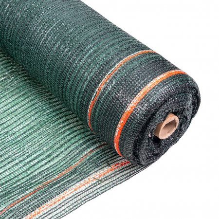 Plasa umbrire RURIS 40100, HDPE, protectie UV, verde, grad umbrire 40%, 2 x 50 m