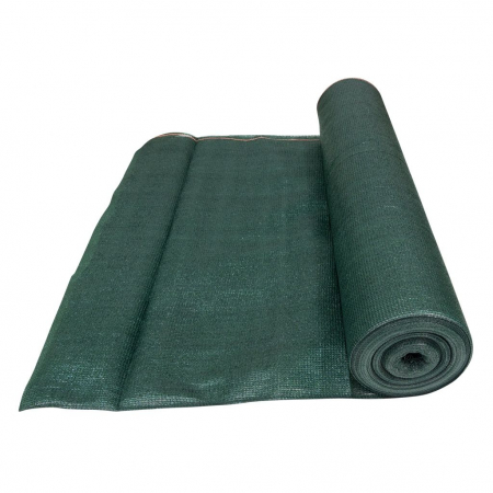 Plasa umbrire RURIS 95100, HDPE, protectie UV, verde, grad umbrire 95%, 2 x 50 m [1]