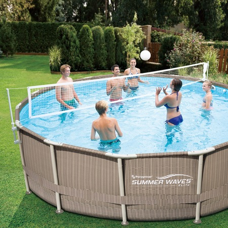 Gradina & Terasa - Plasa volei pentru piscine cu cadru metalic Summer Waves