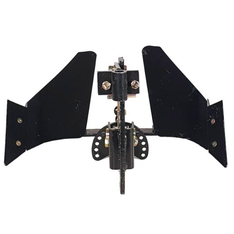 Plug de arat reversibil, cu doua brazdare, pentru motocultor ProGARDEN PRO-PR2B-31, tija 31 cm