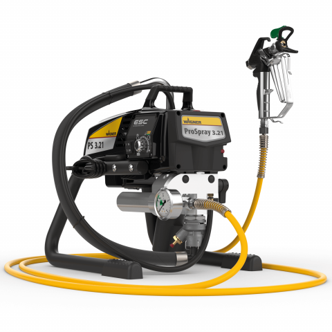 Pompe pentru zugravit si vopsit - Pompa airless cu piston Wagner ProSpray 3.21 HEA Spraypack skid, 1030 W, debit 2.0 l/min