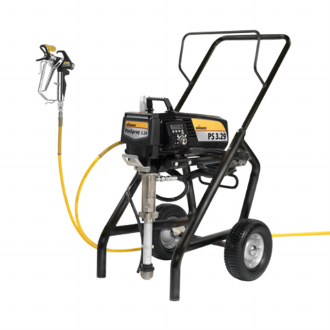 Pompe pentru zugravit si vopsit - Pompa airless cu piston Wagner ProSpray 3.29 Spraypack cart, 1730 W, debit 3.0 l/min
