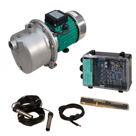 Pompe de suprafata - Pompa de suprafata solara, apa curata ProGARDEN TSSGJ3.2-35-48/500, 1", 500W/48V, controler MPPT, fara panou, 53.3 L/min, Hmax. 35 m, corp inox
