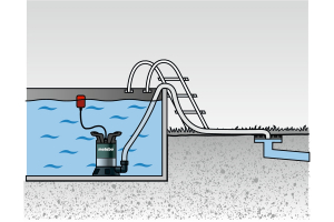 Pompa submersibila apa curata Metabo TP 12000 SI, 1.25", 600 W, 195 L/min, Hmax. 9 m [7]