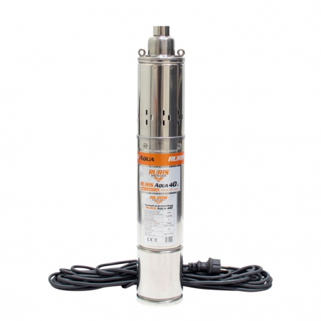 Pompe de apa - Pompa submersibila apa curata Ruris Aqua 40, 1", 750 W, 30 L/min, Hmax. 100 m