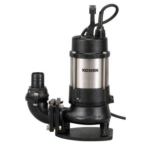 Pompe de apa - Pompa submersibila apa murdara Koshin PKJ-250-BAB, 1.5", 450 W, 225 L/min, Hmax. 6 m