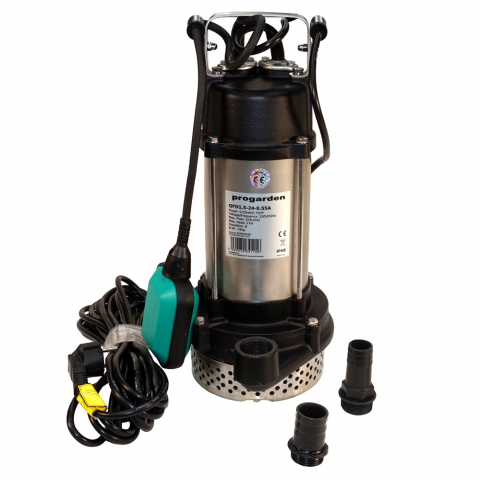 Pompe de apa - Pompa submersibila apa murdara ProGARDEN QFD1.5-24-0.55A, 1", 550 W, 100 L/min, Hmax. 27 m