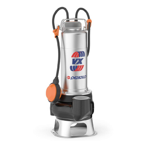 Pompe submersibile - Pompa submersibila vortex Pedrollo VXm 10/35-N, 750 W, 400 L/min, Hmax. 11 m, monofazata, cablu alimentare 10 m
