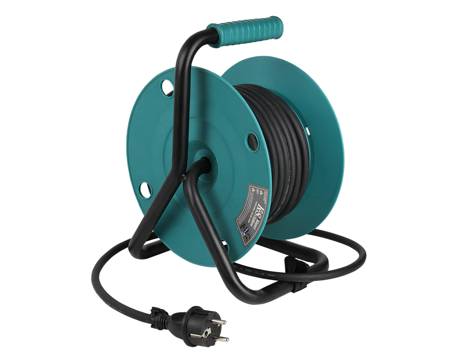 Prelungitor cu tambur Konner & Sohnen KS CR-15M, 4 prize, 15 m, 3 x 1.5 mmp, contact de protectie [7]