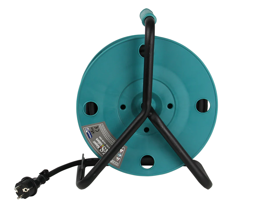 Prelungitor cu tambur Konner & Sohnen KS CR-25M, 4 prize, 25 m, 3 x 2.5 mmp, contact de protectie [3]