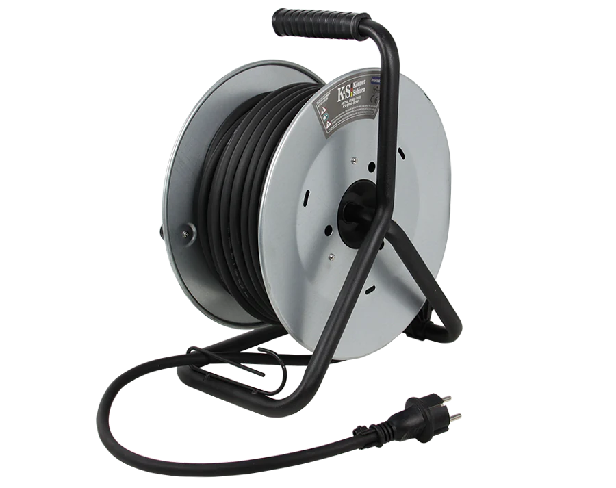 Prelungitor cu tambur Konner & Sohnen KS CRM-30M, 4 prize, 30 m, 3 x 2.5 mmp, contact de protectie [5]