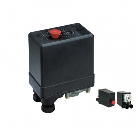 Componente - Presostat compresor monofazat, 20 A, filet 1/4'', 12 bar