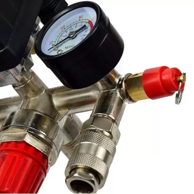 Presostat compresor monofazat cu regulator si manometre [3]