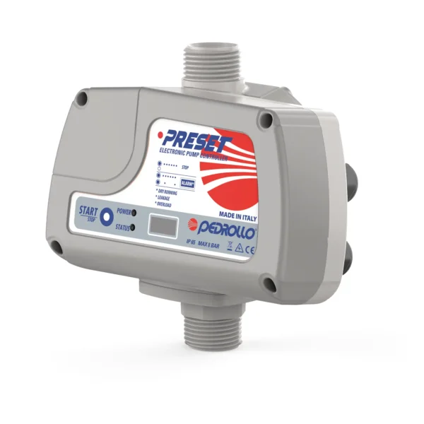 Automatizări pompe de apă - Presostat electronic Pedrollo PRESET, 1.5 kW, 0.8 - 9 bar
