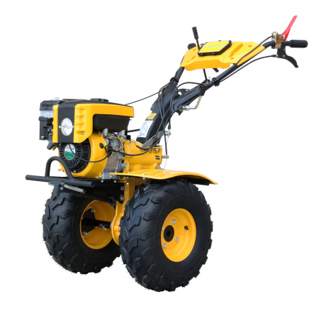 Agricultura - Motocultor ProGARDEN Campo 873 Alpine, 7 CP, benzina, 2+1 trepte, roti ATV, 2 prize putere