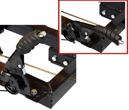 Remorca motocultor ProGARDEN Campo RM500C, max. 500 kg, dimensiuni bena 1310 x 830 x 280 mm [4]