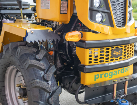 ProGARDEN Campo T18D Minitractor V27 4x4, 18CP, diesel, hidraulica fata-spate, roti 6.00-12 [4]