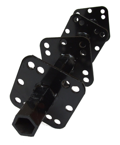 Piese de schimb - Manicot freza hexagon 23 mm, 3 segmente, 4 flanse (2+1+1), motocultoare ProGARDEN seria Campo 703 si 873