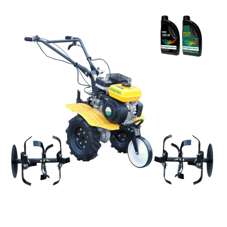 Agricultura - Pachet Motosapa ProGARDEN Campo 703, 7 CP + 1L Ulei motor + 1L Ulei transmisie