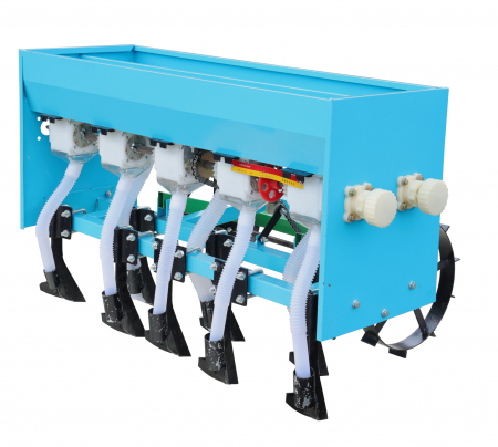 Agricultura - Semanatoare cu fertilizator, 3/5 randuri, pentru mini tractor ProGARDEN Campo T12 si T18, latime lucru 90 cm