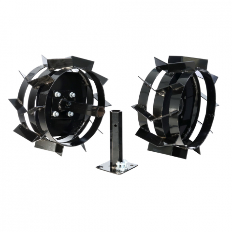 Agricultura - Set roti metalice ProGARDEN, 4.00-8, manicot hexagonal 32 mm