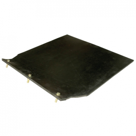 Construcții - Protectie talpa placa compactoare Bisonte PC65, PC70, cauciuc negru, 500 x 350 mm