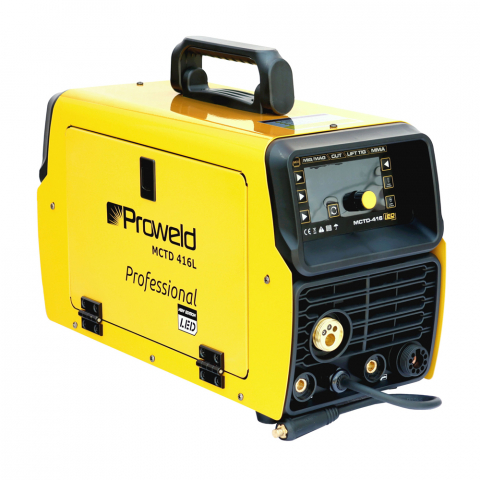 Sudură cu gaz protector (MIG/MAG) - Aparat de sudura multifunctional CUT/TIG/MMA/MIG ProWELD MCTD-416L