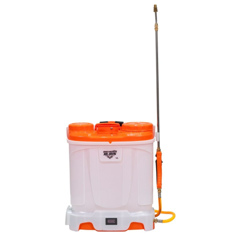 Casa si Gradina - Pulverizator electric Ruris RSE 1400S, 12V, 8Ah, 14 litri, lance telescopica metalica, 4 duze, functie mixare
