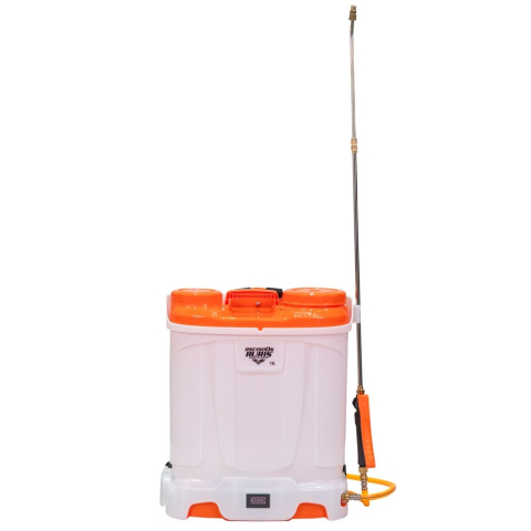 Casa si Gradina - Pulverizator electric Ruris RSE 1900S, 12V, 8Ah, 18 litri, lance telescopica metalica, 4 duze, functie mixare