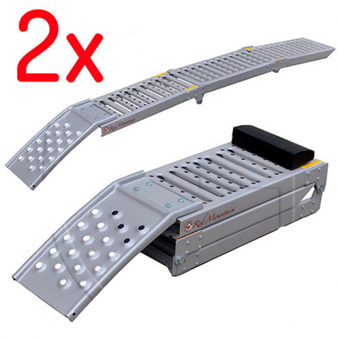 Rampe auto - Set 2 rampe pliabile din otel, max. 800 kg