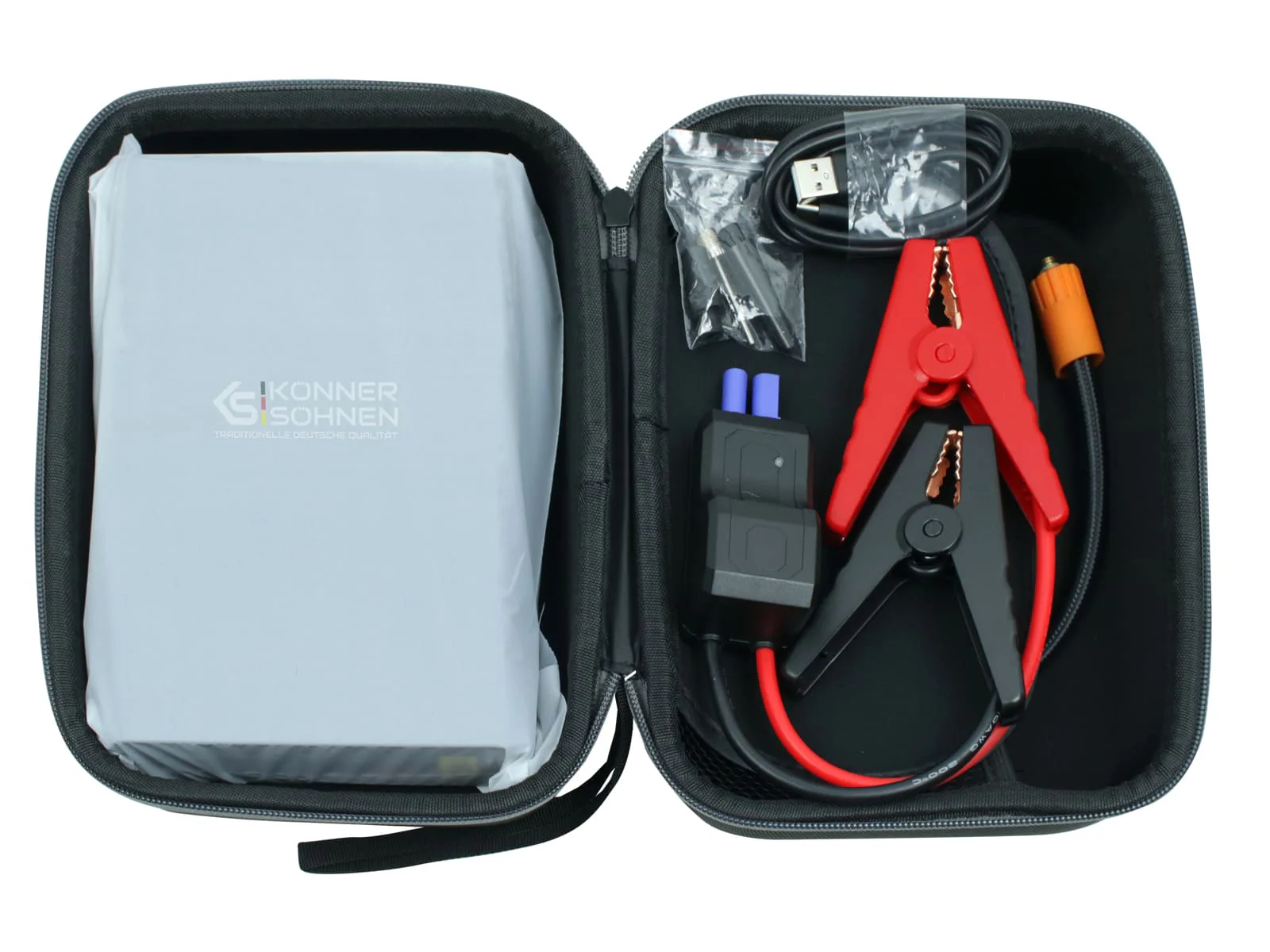 Redresor auto cu compresor Konner & Sohnen KS JSP-1200, baterie 14000 mAh, curent max. 1200 A [5]